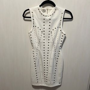 Brand new with tag white embellished Guess dress size XS